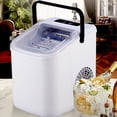 thumbnail image 4 of Fabricante De Hielo De Encimera Eficiente De Gran Capacidad Con Ventana Transparente, Depósito De 2.3 Qt Y Refrigerador De Almacenamiento, 26 Libras/24h, Adecuado Para Hogar,, 4 of 7