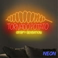 thumbnail image 5 of Handmadetneonsign Tornado Potato Crispy sensation Neon Sign, Potato Fried Neon Sign, Wall Decor 92814, 5 of 5