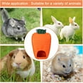 thumbnail image 4 of LLC Rabbit and Guinea Pig Hanging Hay Feeder Bag - Carrot Shape, 4 of 5