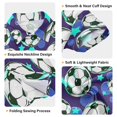thumbnail image 3 of Dailycode Small Short Sleeve Button Down Shirts Blue Stars Football Casual Shirt 3-10 Years, 3 of 9