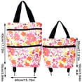 thumbnail image 6 of Portable Rolling Grocery Shopping Bag, Foldable Wheeled Market Tote with Zipper Pockets, Waterproof Utility Cart for Supermarket Vegetable Runs, Collapsible Errand Cart with Wheels for Home, Style C, 6 of 7