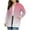 Summer Tops Pink, variant on Womens Plus Size Spring Clothes, Cardigan for Women Open Front Casual Ombre Tie Dye Long Sleeve Shirts Coverups with Pockets