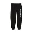 thumbnail image 1 of Daxton Adult Unisex Basic Black Jogger Sweatpants USA Cities States White Letters - Los Angeles, L, 1 of 5