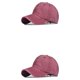 thumbnail image 4 of Gorra de béisbol Minnieouse para mujer con cola de caballo color Vino rojo 2piezas, 4 of 6
