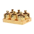 thumbnail image 4 of Juego de Tarros de Almacenamiento de Cocina, Recipiente Dorado con Asa, Bandeja Organizadora Hermética para Dulces, Frutas Secas Y Postres., 4 of 9