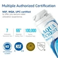 thumbnail image 3 of AQUA CREST GXRLQR Inline Water Filter, NSF 53&42 Certified to Reduce 99% Lead, Compatible with GE SmartWater Twist and Lock in-Line GXRLQR Water Filter, 3 of 9