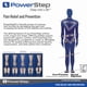 thumbnail image 4 of Powerstep Unisex Adulto Pinnacle Plantilla Alta Azul/Verde Oscuro Hombres S 7-7.5 / Mujeres S 9-9.5 US, 4 of 4