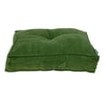 thumbnail image 5 of Parkland Collection Alena 24x24" Solid Cotton Floor Pillow in Olive Green, 5 of 6