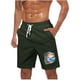 thumbnail image 1 of Pantalones Cortos Casuales para Hombre Imprimir con Bolsillos Pantalones de Playa de Cintura Elástica, Pantalones Cortos de Cintura Elástica para Hombre, 1 of 5