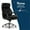Black, variant on Pemberly Row Modern Faux Leather Executive Office Chair in Brown