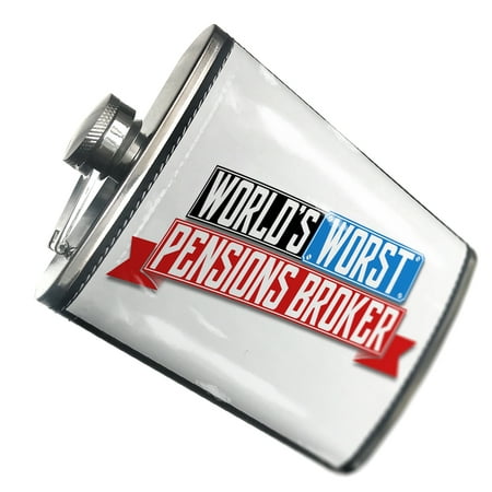 

NEONBLOND Flask Funny Worlds worst Pensions Broker