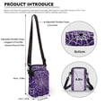 thumbnail image 6 of HELLHERO Shoulder Bag for Unisex Outdoor Holiday Travel Cake and Dessert Pattern Design Crossbody Small Bags Adjustable Strap, 6 of 7