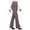Camel #1, variant on Flare Yoga Pants with Pockets for Women Bootcut Dress Pants Stretchy Business Casual Work Pant High Waisted Trousers, XL