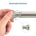 thumbnail image 2 of AmazerBath Shower Curtain Rods Tension Adjustable, 26-42 inches Rust-Resistance Tension Curtain Rod Bathroom Rod, Spring Tension Shower Rods No Drill, Nickel, 2 of 8
