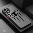 thumbnail image 1 of Étui pour Apple iPhone 12 Mini 8 Plus 15 Pro 13 7 6S TP X XR SE 11 Pro 14 Pro Max Couverture PC Dur Luxe Marvel Spiderman Ironman FGMS-BKS04 pour iPhone 11ProMax, 1 of 6