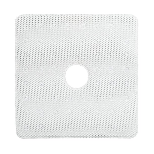 24 in. x 24 in. Shower Stall Foam Bath Mat in White