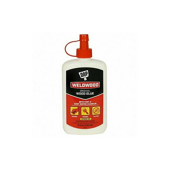 DAP Wood Glue Bottle - Liquid Adhesive - 8 oz, Model 00497