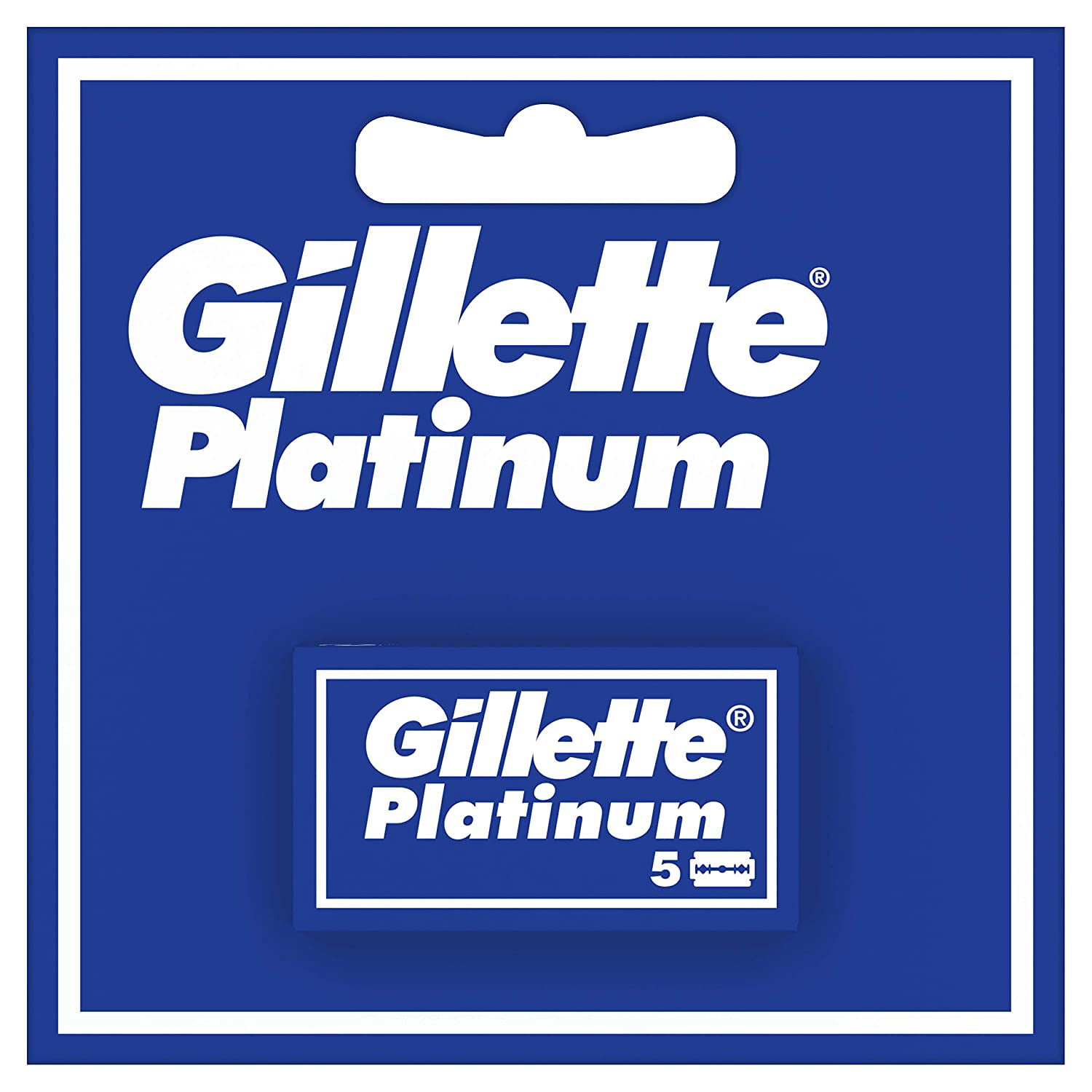 Gillette Platinum DE double edge safety razor shaving blades