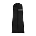 thumbnail image 3 of Lunxisen 3 Pcs Breathable Wedding Gown Long Dress Hanging Garment Bag for Closet Storage, 3 of 9