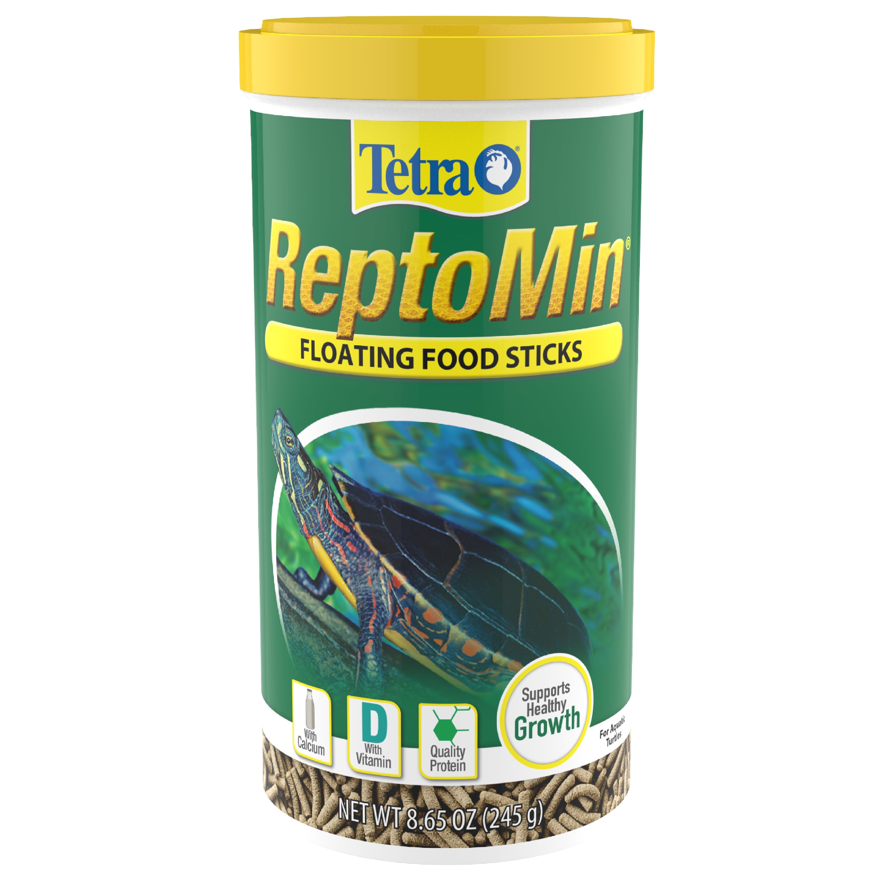 (2 pack) Tetra ReptoMin Floating Food Sticks for Aquatic Turtles, Newts and Frogs, 8.65 oz.