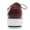 thumbnail image 4 of DADAWEN Women's Wing Tip Oxfords Platform Shoes Casual Flats 8 US, 4 of 6