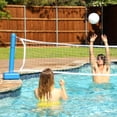thumbnail image 1 of Red De Voleibol Para Alberca Swimline 2X12 Blanca Con Base, 1 of 3