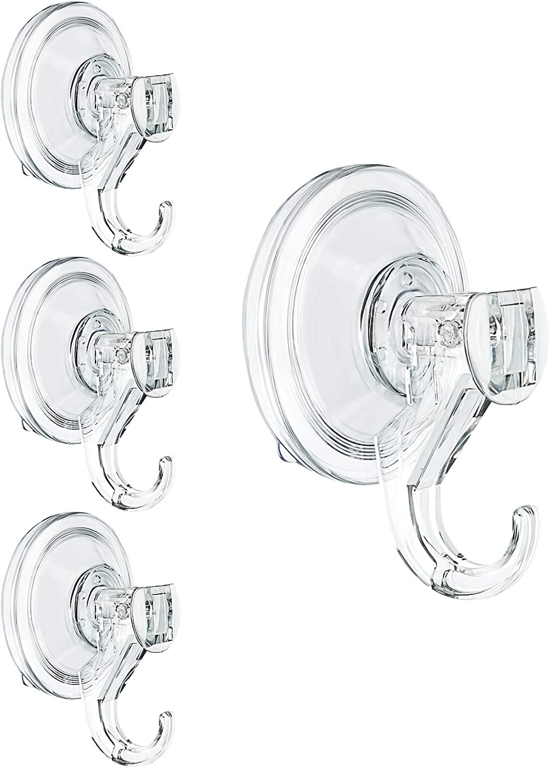 Marchpower Shower Suction Cup Hooks- 4 Pack Reusable Heavy Duty Vacuum –  marchpower