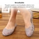 thumbnail image 3 of Qarigey 1 par de sandalias de mujer, zapatos de gelatina transpirables informales de verano de cristal a la moda, calzado de malla de compras para Calzado Talla 39 Rosa Qarigey AP012373-06, 3 of 6