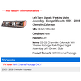thumbnail image 2 of Left Turn Signal / Parking Light Assembly - Compatible with 2005 - 2008 Chevy Colorado 2006 2007, 2 of 2