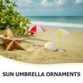 thumbnail image 3 of LOLIPPYY 9-Piece Mini Beach Umbrella Set - Small Patio Shade Models for Dollhouse, Miniature Garden Decor, Bonsai Tabletop Accessories, 3 of 7