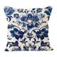 thumbnail image 1 of Cojín De Lino Azul Y Blanco Para Salón Y Dormitorio. Funda De Cojín Decorativa Con Diseño Clásico., 1 of 3