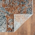 thumbnail image 5 of Ox Bay Serene 7' 9" x 9' 6" Rust and Gray Abstract Durable Performance Indoor Area Rug, 5 of 10