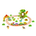 thumbnail image 1 of Set De 40 Piezas, Tren- Dinosaurios, Madera- Infantil- 50 cm Tooky Toy Dinosaur Train Set-Medium, 1 of 4