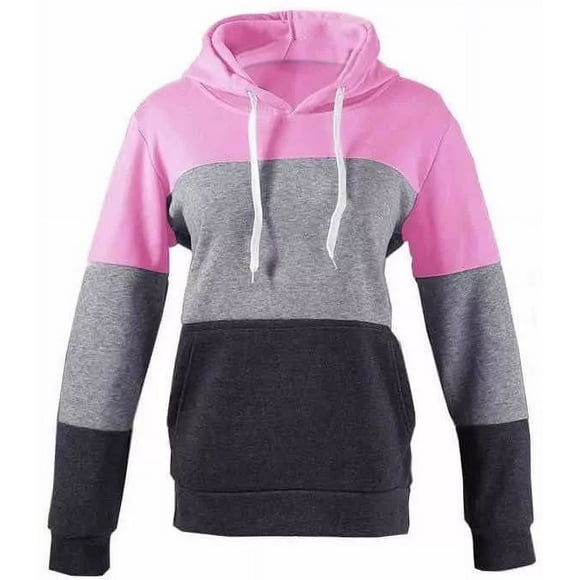 Sudadera Hoodie Mujer Casual Cómoda Afelpada 3franj 202301 G