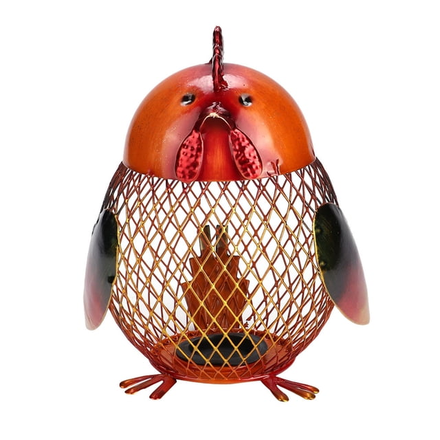Piggy Bank, Innovative Cartoon Chicken Animal Shaped Money Saving Box Craft Home Decoration