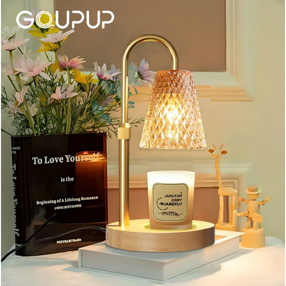 GUPUP Candle Warmer Lamp, House Warming Gifts Dimmable Timer Wax Melt Lamp for Mom Mother's Day Home Decor