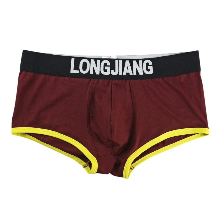 Akiihool Plus Size Panties Men's Performance Boxer Brief Underwear (,S)