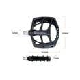 thumbnail image 6 of NP-1 Ultra-lightweight Bicycle Pedal Mountain Bike Nylon Carbon Palin Pedal Wide 2 bearings Riding Pedal, 6 of 11