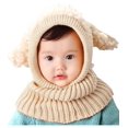thumbnail image 1 of Gorro, bufanda, sudadera con capucha y solapa para niños pequeños, color rojo Bienvenu, 1 of 6