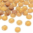 thumbnail image 1 of Uxcell 60 Pcs Rhinestone Flat Back Faux Druzy Crystal Diamonds Resin Embellishments Trims Beads for Jewelry Making Crafts, Orange, 1 of 7