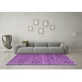 thumbnail image 3 of Ahgly Company Indoor Rectangle Oriental Purple Modern Area Rugs, 2' x 3', 3 of 4