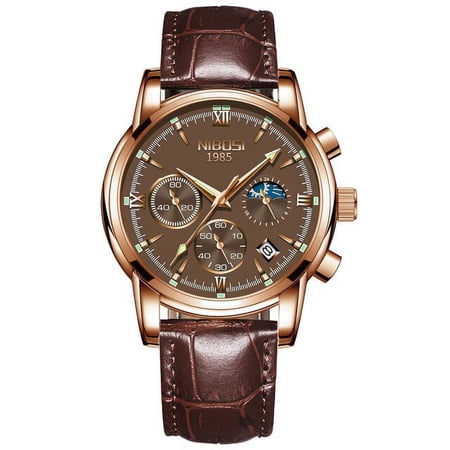 NIBOSI Fashion Watch Men Sports Watches Men's Army Luxury Military Quartz Wristwatch Chronograph Male Clock Relogio Masculino