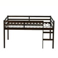 thumbnail image 6 of Noble House Full Loft Bed, Solid Rubber Wood Frame with Ladder, Safety Guardrails and Underbed Space, Espresso, 6 of 8