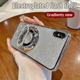 thumbnail image 7 of Magnetic Case for iPhone Xs Max Case Glitter with Stand Phone Case [Compatible with MagSafe] Slim Shiny Luxury Plating Shockproof Protective Case Cover for iPhone Xs Max Sliver YD, 7 of 7