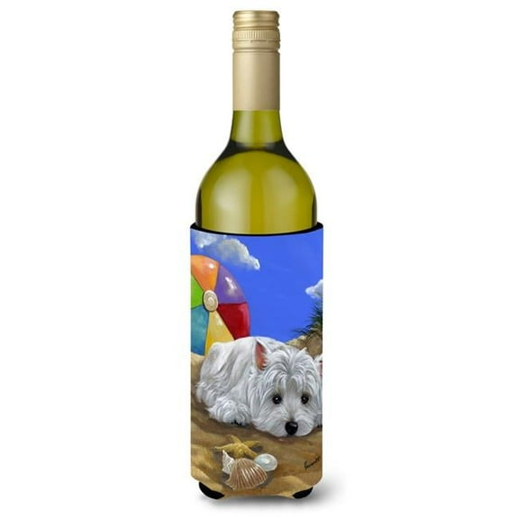 24 oz Westie Beach Baby Wine Bottle Hugger