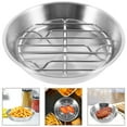 thumbnail image 4 of Heavy Duty Cooking Pan With Wire Rack Half Sheet Pan With Stainless Steel Wire Rack Nonstick Baking Sheets For Oven Bakeware, 4 of 8