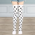 thumbnail image 2 of BLOCLOALO Thigh High Stockings Cotton Socks Dress Up Stocking Festival Makeup Dress Up Props Knee Socks Stocking Knee High Socks forBoots Thick Comfortable Socks Warm Socks Beige A, 2 of 3