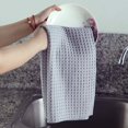 thumbnail image 4 of Premium Microfiber Waffle Weave Kitchen Towels, 16 x 28 Inch Ultra Absorbent and Solid Color Dish Towels, 4 Pack, Grey, 4 of 7