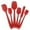 Red, variant on Hiroekza Kitchen Gadgets 6 Piece Spatula Set Kitchen Spatula Utensil Set Christmas Clearance