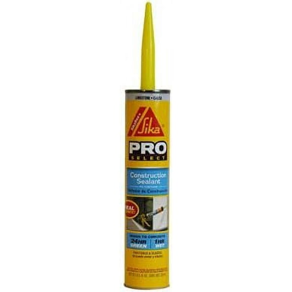 Sikaflex 515308 Construction Sealant, Limestone, 10.1-Oz. - Quantity 12
